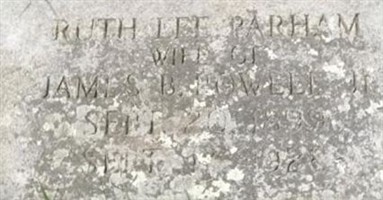 Ruth Lee Parham Powell Ruth Lee Parham Powell