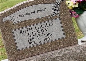 Ruth Lucille Busby Ruth Lucille Busby