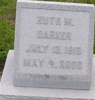 Ruth M. Barker Ruth M. Barker