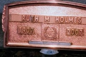 Ruth M Holmes Ruth M Holmes