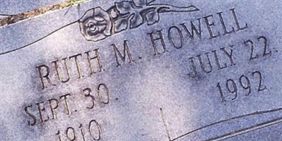 Ruth M Howell Ruth M Howell