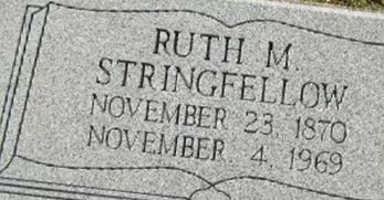 Ruth M. Stringfellow Ruth M. Stringfellow