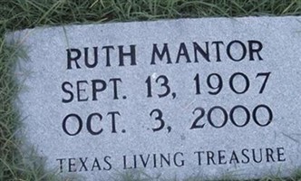 Ruth Mantor Ruth Mantor