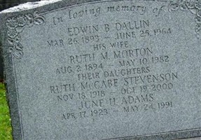 Ruth McCabe Stevenson Ruth McCabe Stevenson