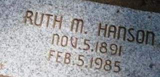 Ruth McClellan Hanson Ruth McClellan Hanson