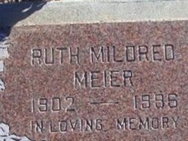 Ruth Mildred Meier Ruth Mildred Meier
