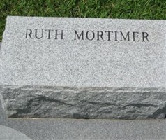 Ruth Mortimer Cooper Ruth Mortimer Cooper