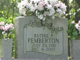 Ruth Pearl "Ruthie" Pemberton Ruth Pearl "Ruthie" Pemberton