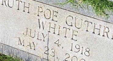 Ruth Poe Guthrie White