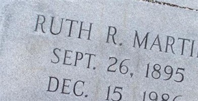 Ruth R Martin Ruth R Martin