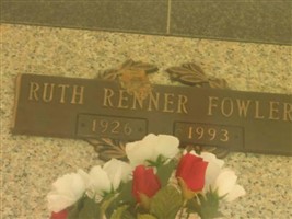 Ruth Renner Fowler Ruth Renner Fowler