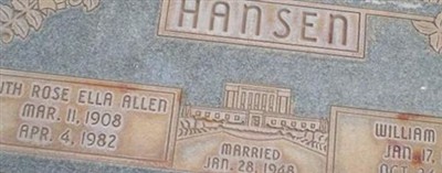 Ruth Rose Allen Hansen Ruth Rose Allen Hansen