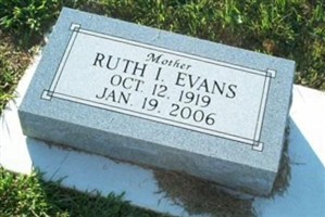 Ruth Inez Rowland Rutter Evans