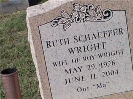 Ruth Schaeffer Wright Ruth Schaeffer Wright