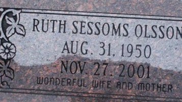 Ruth Sessoms Olsson Ruth Sessoms Olsson