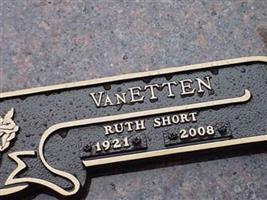 Ruth Short Vanetten