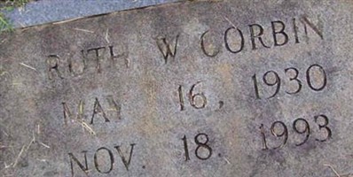 Ruth W. Corbin Ruth W. Corbin