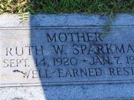 Ruth W. Sparkman Ruth W. Sparkman
