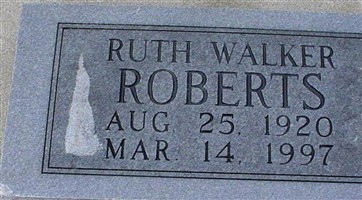 Ruth Walker Roberts Ruth Walker Roberts