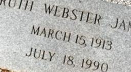 Ruth Webster James Ruth Webster James