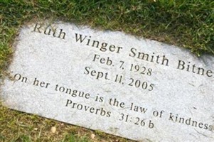 Ruth Winger Smith Bitner Ruth Winger Smith Bitner