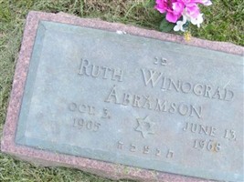 Ruth Winograd Abramson Ruth Winograd Abramson