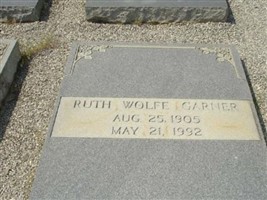 Ruth Wolfe Garner Ruth Wolfe Garner