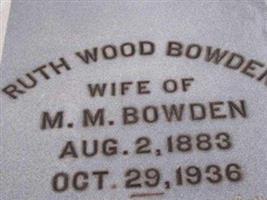 Ruth Wood Bowden