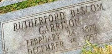 Rutherford Bascom Garrison Rutherford Bascom Garrison