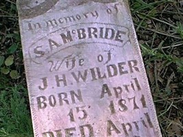 S A McBride Wilder