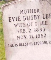 Sabra Evoline "Evie" Busby Lee