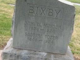 Sabrina Tozer Bixby Sabrina Tozer Bixby