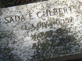Sada E. Culbertson Sada E. Culbertson