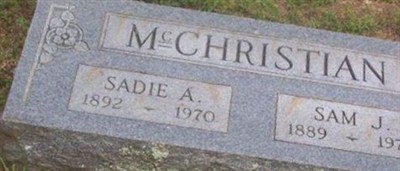 Sadie A McChristian Sadie A McChristian