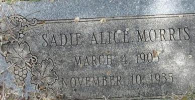 Sadie Alice Morris