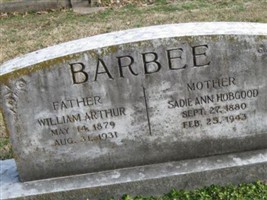 Sadie Ann Hobgood Barbee