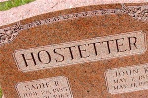 Sadie B Hostetter