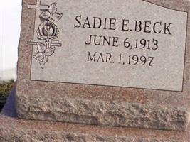 Sadie E Beck