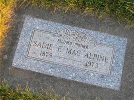Sadie F Mac Alpine