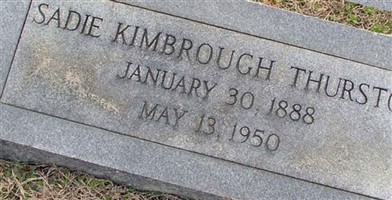 Sadie Kimbrough Thurston