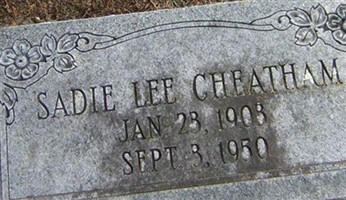 Sadie Lee Cheatam