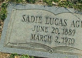 Sadie Lucas Agee Sadie Lucas Agee