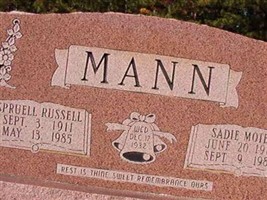 Sadie Motes Mann Sadie Motes Mann