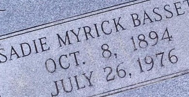 Sadie Myrick Bassett