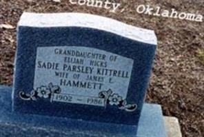 Sadie Parsley Kittrell Hammett