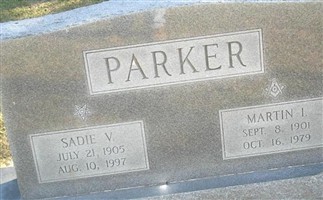 Sadie V. Parker Sadie V. Parker