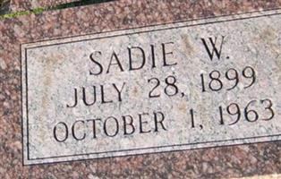 Sadie W. Dahlstrom