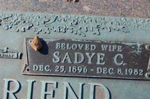 Sadye C. Goodfriend Sadye C. Goodfriend