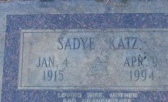 Sadye Katz Sadye Katz