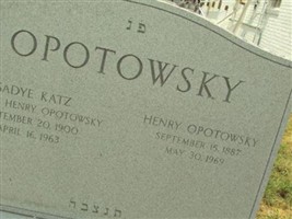 Sadye Katz Opotowsky Sadye Katz Opotowsky